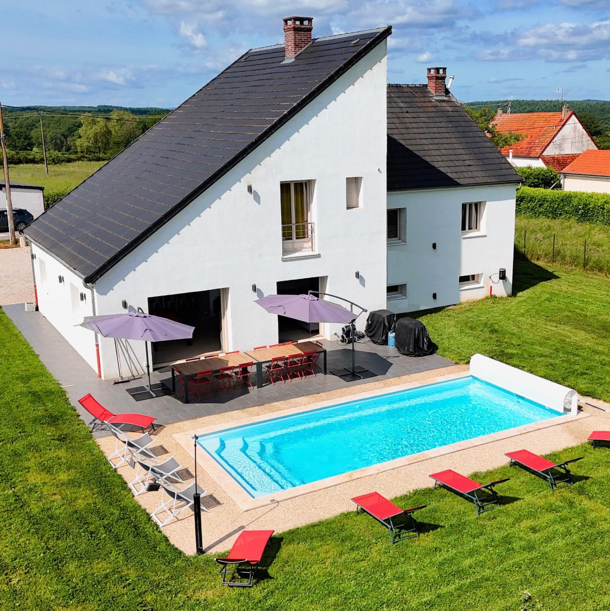 Magnien Les Retrouvailles Des Ducs By Vindihouses - Piscine Chauffe Toute L'Annee - Billard מראה חיצוני תמונה